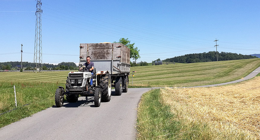 Transport Ernte