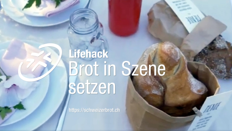 Brot in Szene setzen