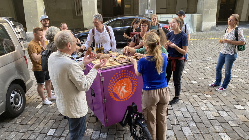 Teilnehmer der Tour de Pain