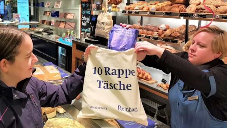 "10 Rappe Täsche" Tragtasche