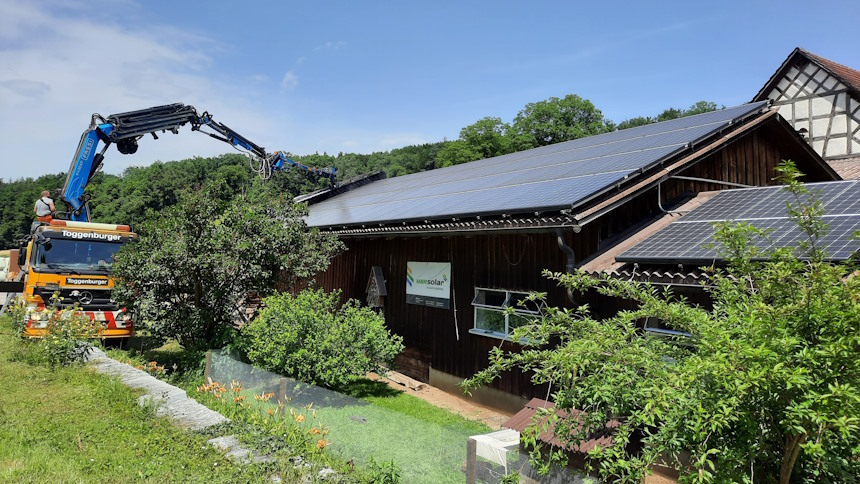 Solar auf dem Dach