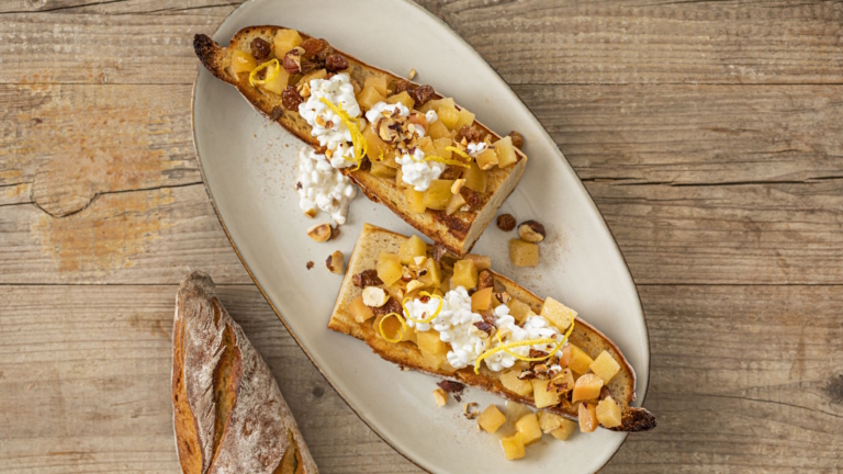Apfelstrudel-Baguette