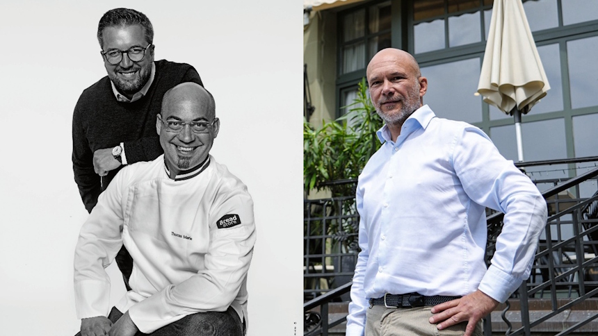 Laurent Buri, Thomas Marie und François Grognuz