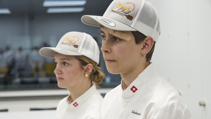 Lena und Jona vor dem Startschuss